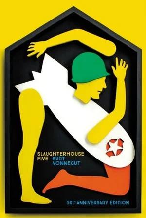 Omslag: "Slaughterhouse five, or The children's crusade : a duty-dance with death" av Kurt Vonnegut